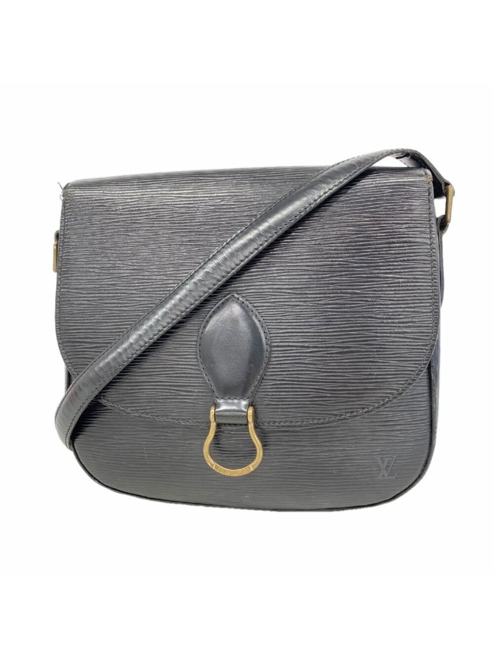Louis Vuitton Shoulder Bag Epi Saint-cloud Noir
